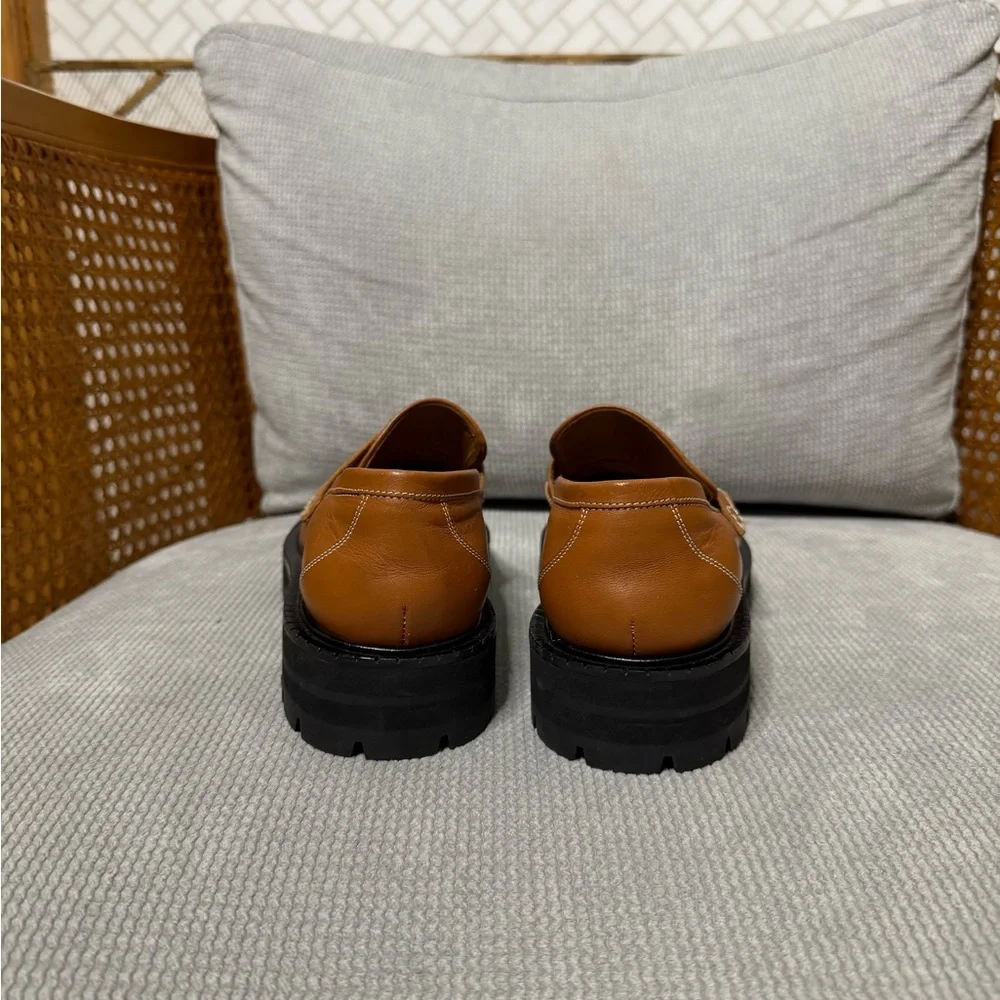 ATP Atelier Arechi Platform Brown Brandy Italian Leather Loafer